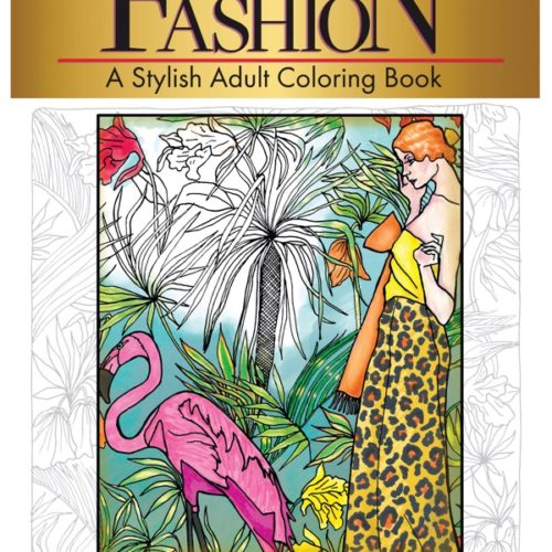 Cover of the coloring book "Color in Fashion" by Alecia Blake